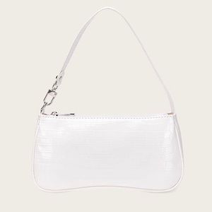 SHEIN | Croc Embossed Baguette Bag